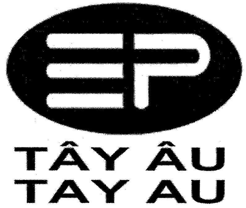 Mẫu nhãn hiệu P TAY AU tây âu
