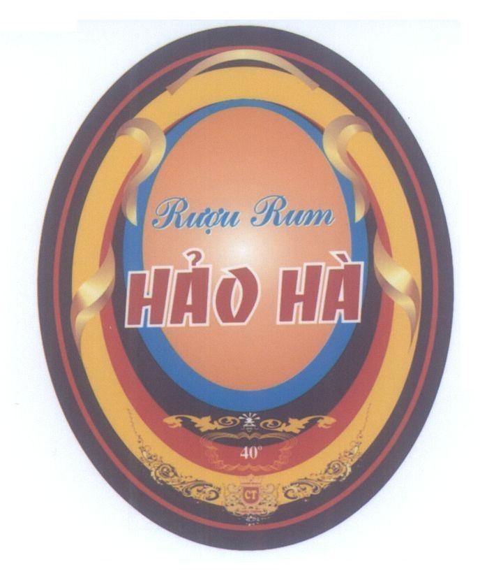 Mẫu nhãn hiệu CT Rượu rum Hảo Hà