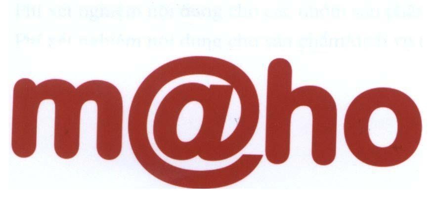 Mẫu nhãn hiệu m@ho
