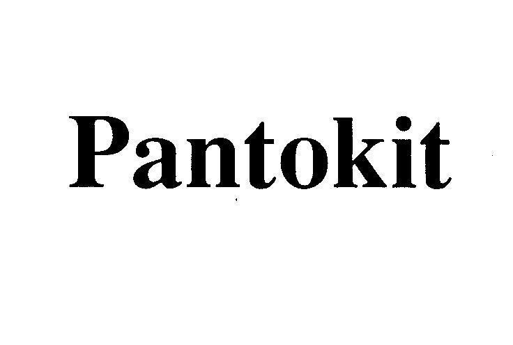 Mẫu nhãn hiệu PANTOKIT