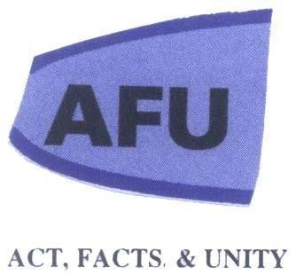 Mẫu nhãn hiệu AFU ACT FACTS & UNITY
