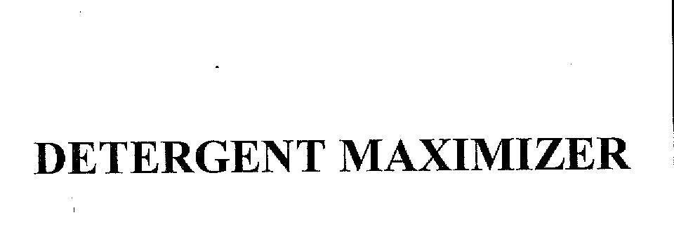 Mẫu nhãn hiệu DETERGENT MAXIMIZER
