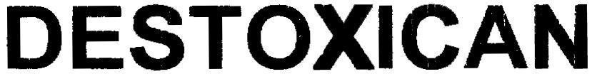 Mẫu nhãn hiệu DESTOXICAN