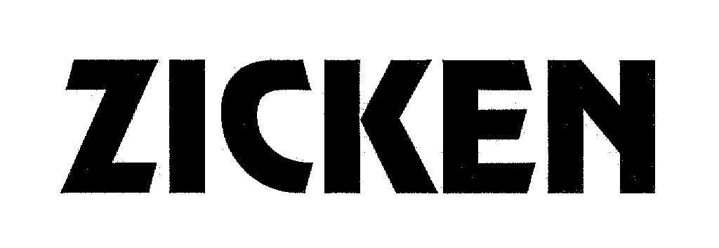Mẫu nhãn hiệu ZICKEN
