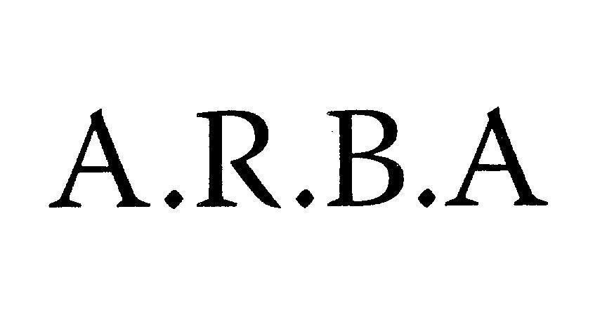 Mẫu nhãn hiệu A.R.B.A ARBA