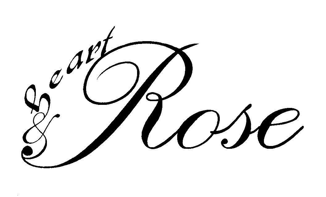 Mẫu nhãn hiệu HEART ROSE