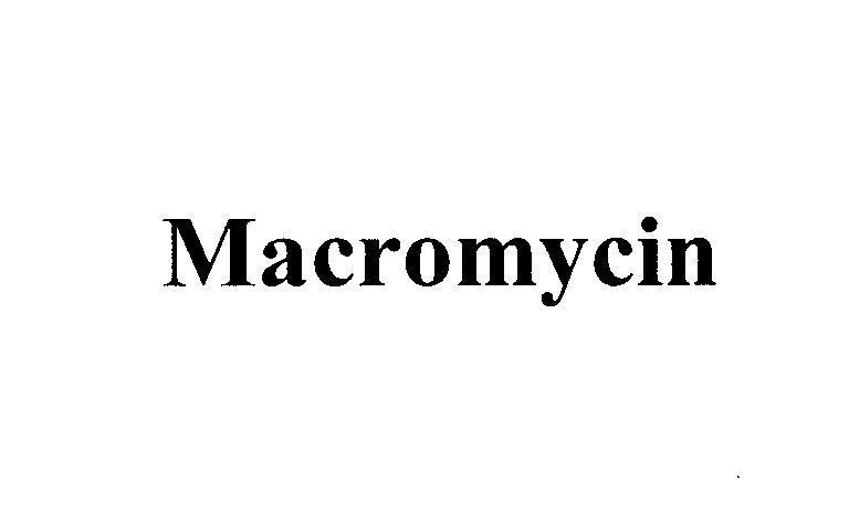 Mẫu nhãn hiệu Macromycin