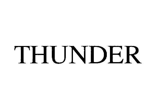Mẫu nhãn hiệu THUNDER