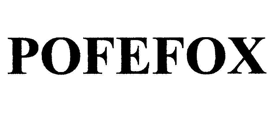 Mẫu nhãn hiệu POFEFOX
