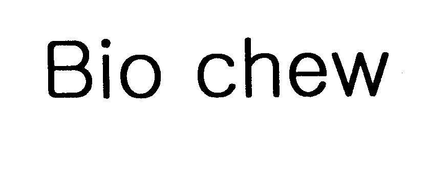 Mẫu nhãn hiệu Bio chew