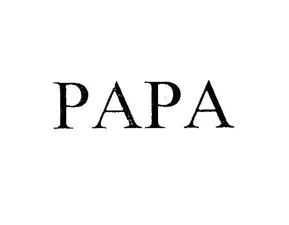 Mẫu nhãn hiệu PAPA
