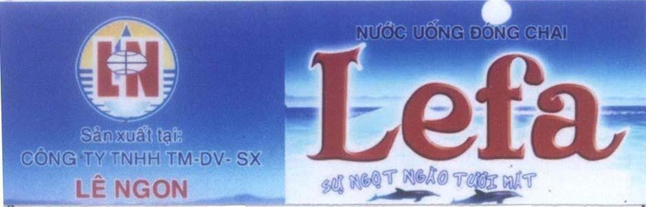 Mẫu nhãn hiệu LEFA Sự ngọt ngào tươi mát LN Lê Ngon