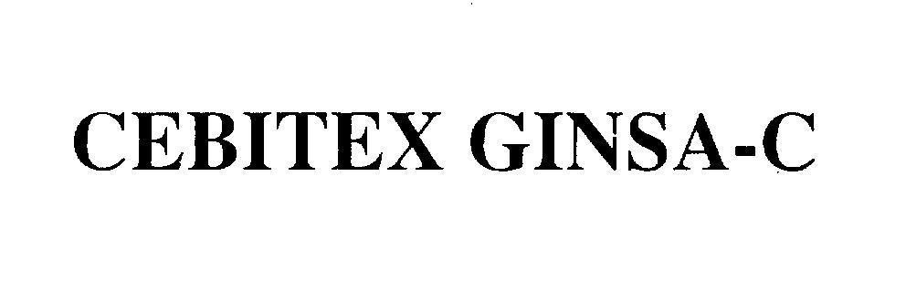 Mẫu nhãn hiệu CEBITEX GINSA-C
