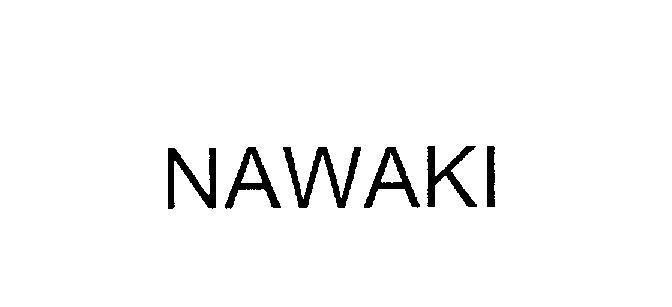 Mẫu nhãn hiệu NAWAKI