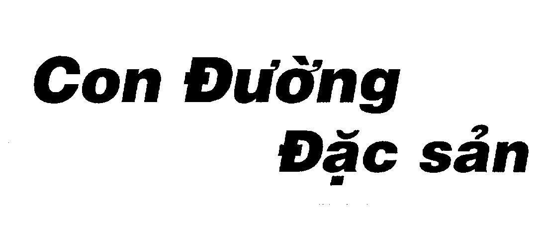 Mẫu nhãn hiệu Con đường đặc sản