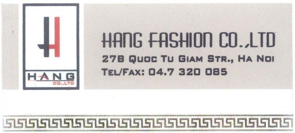 Mẫu nhãn hiệu H HANG FASHION CO., LTD
