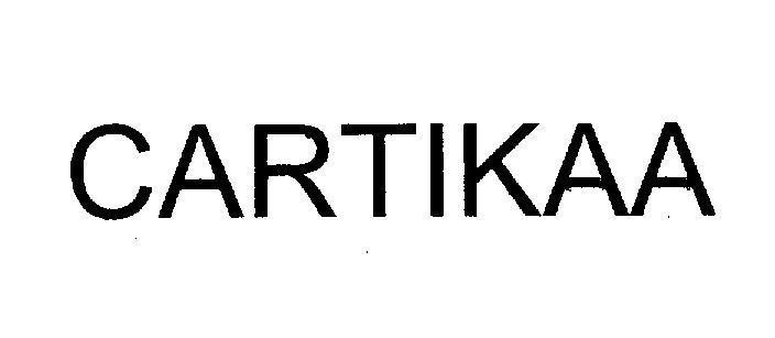 Mẫu nhãn hiệu CARTIKAA