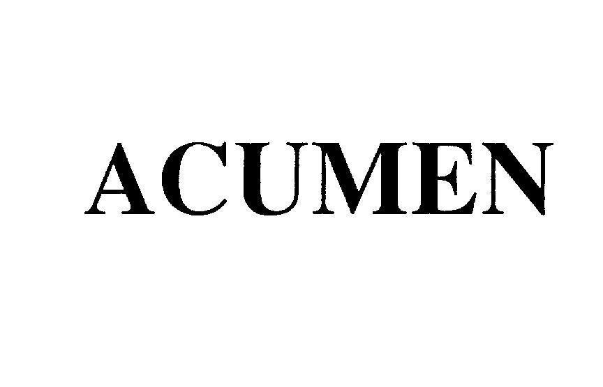 Mẫu nhãn hiệu ACUMEN