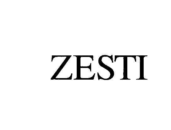 Mẫu nhãn hiệu ZESTI