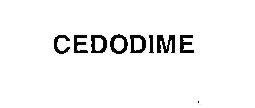 Mẫu nhãn hiệu CEDODIME