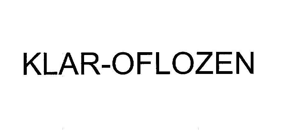 Mẫu nhãn hiệu KLAR-OFLOZEN