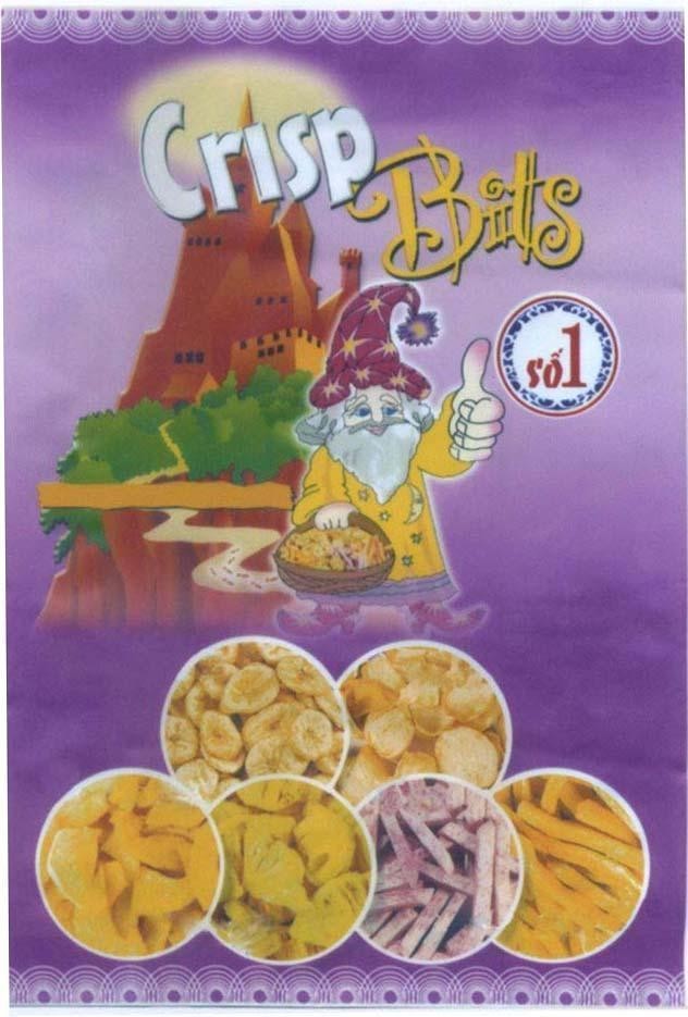 Mẫu nhãn hiệu CRISP BITS số 1