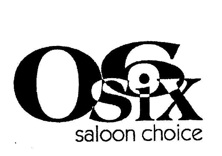 Mẫu nhãn hiệu 06 SIX SALOON CHOICE