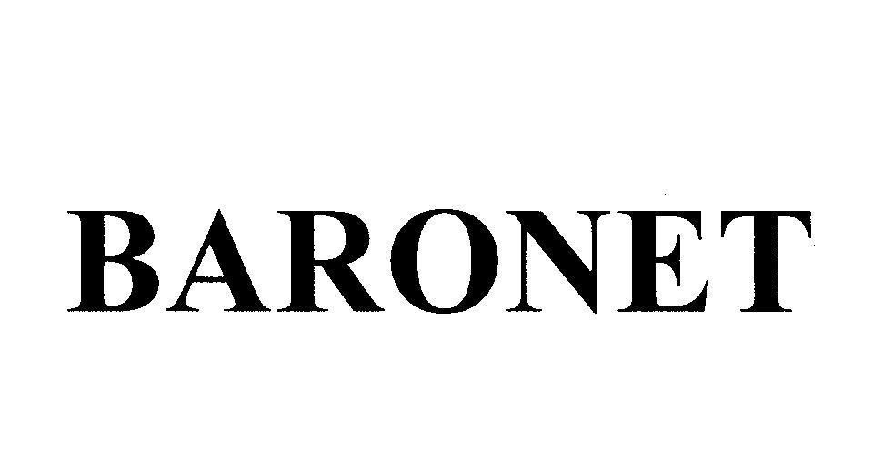 Mẫu nhãn hiệu BARONET