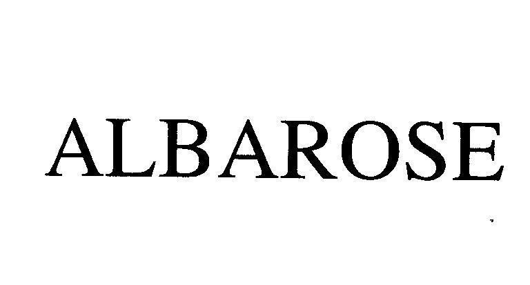 Mẫu nhãn hiệu ALBAROSE