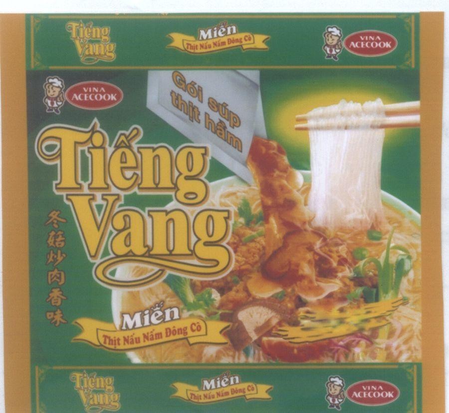 Mẫu nhãn hiệu VINA ACECOOK Tiếng Vang Gói súp thịt hầm Miến Thịt Nấu Nấm Đông Cô [dong gu sha rou xiang wei:vit đông cô thịt hầm]