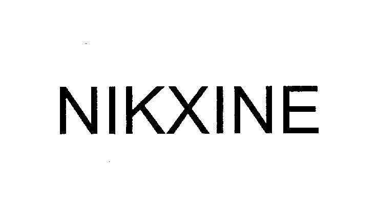 Mẫu nhãn hiệu NIKXINE