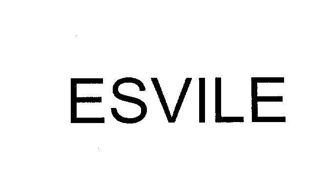 Mẫu nhãn hiệu ESVILE