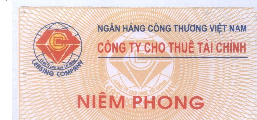 Mẫu nhãn hiệu V I B LEASING COMPANY C NIÊM PHONG ngân hàng công thương Việt Nam Công ty cho thuê Tài chính