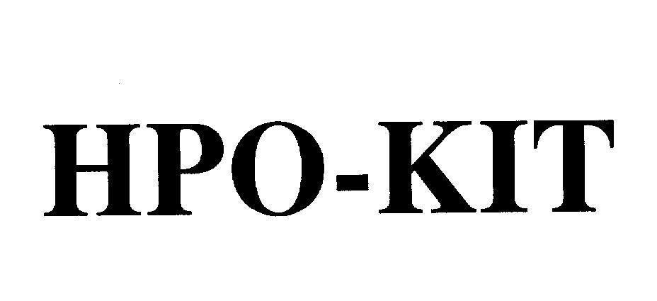 Mẫu nhãn hiệu HPO-KIT