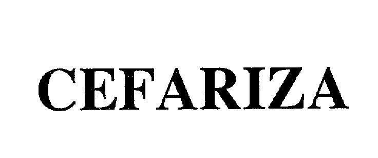 Mẫu nhãn hiệu CEFARIZA