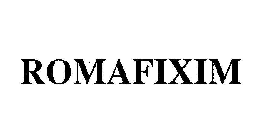 Mẫu nhãn hiệu ROMAFIXIM