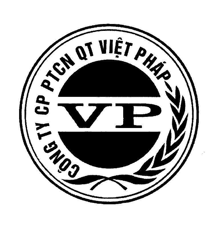 Mẫu nhãn hiệu VP Công ty CP PTCN QT Việt Pháp