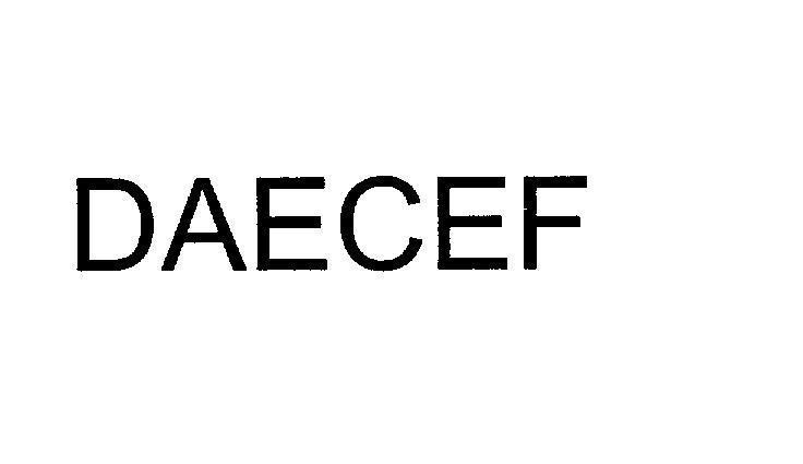 Mẫu nhãn hiệu DAECEF