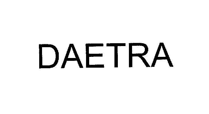 Mẫu nhãn hiệu DAETRA