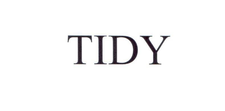 Mẫu nhãn hiệu TIDY