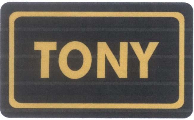 Mẫu nhãn hiệu TONY