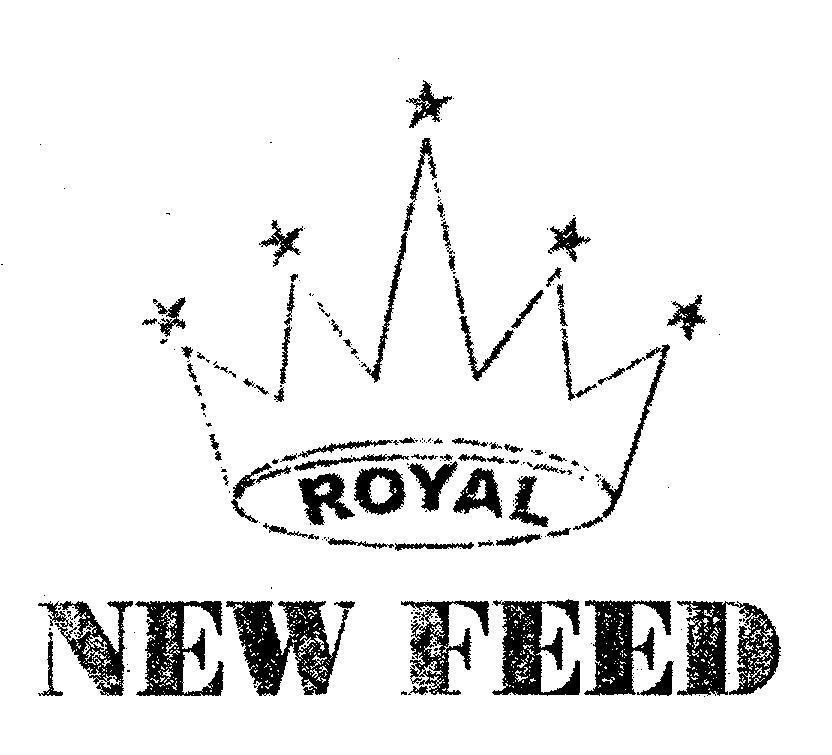 Mẫu nhãn hiệu ROYAL NEW FEED