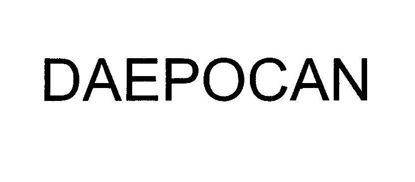 Mẫu nhãn hiệu DAEPOCAN