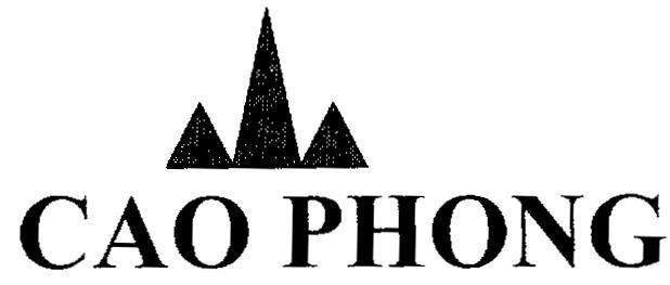 Mẫu nhãn hiệu CAO PHONG