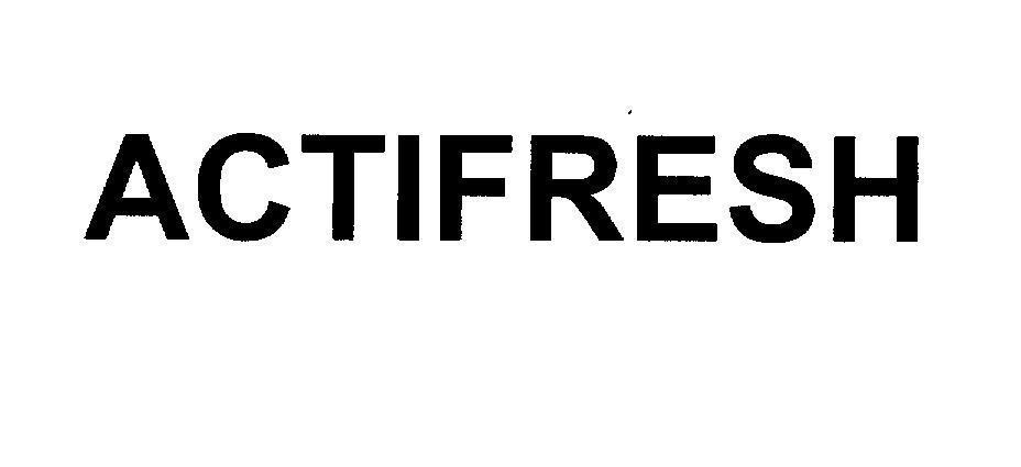 Mẫu nhãn hiệu ACTIFRESH