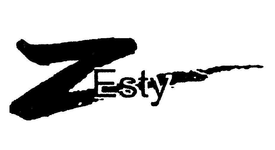 Mẫu nhãn hiệu ZESTY Z Esty