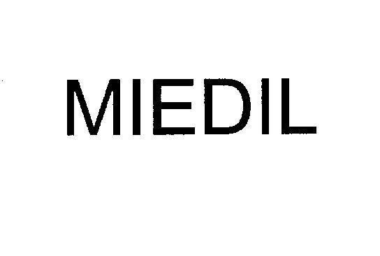 Mẫu nhãn hiệu MIEDIL