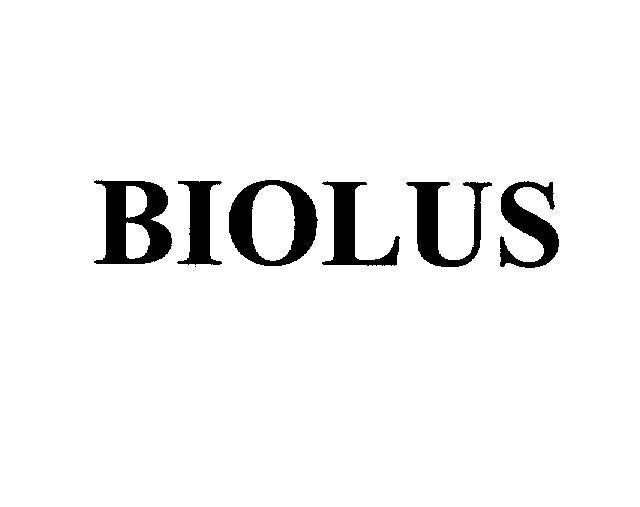 Mẫu nhãn hiệu BIOLUS
