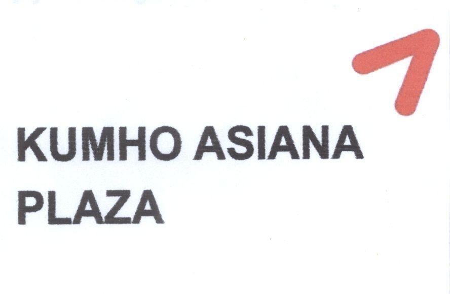 Mẫu nhãn hiệu KUMHO ASIANA PLAZA
