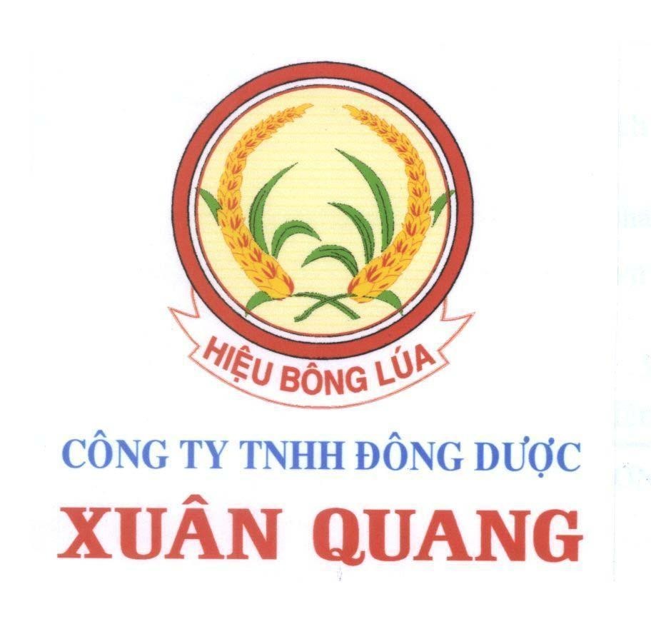 Mẫu nhãn hiệu Hiệu Bông Lúa công ty TNHH đông dược Xuân Quang